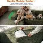 MONVANE 106" Cloud Sectional Couch - Image 4