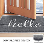 Door Mat Welcome Mat Floor Mat for Entryway, High Traffic Areas | Low Profile - Image 4