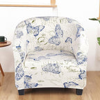 SearchI Club Chair Slipcover Stretch Barrel Chair Covers Printed Tub Chair - Image 2