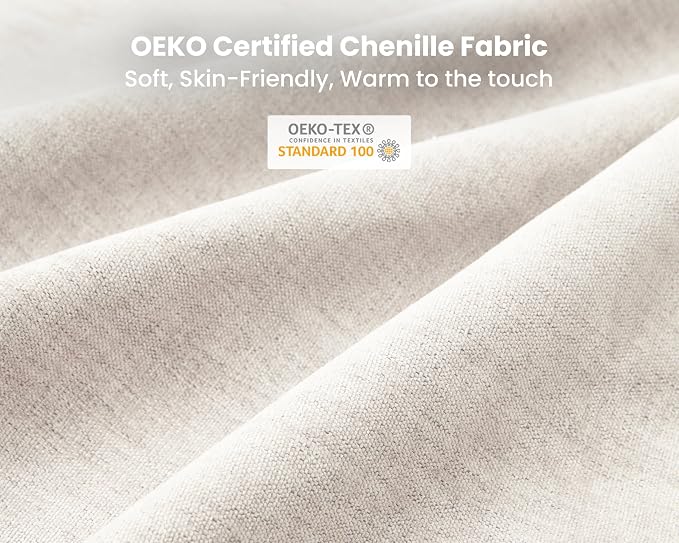 115" Oversized Chenille Couch Modular Sectional Sofa, Washable Cloud Couch - Image 9