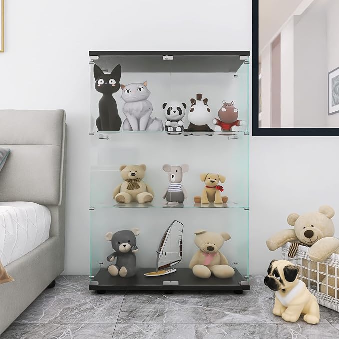 LFT HUIMEI2Y Glass Display Cabinet 3-Shelf - Image 2