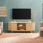 Walker Edison Modern Curved Reeded TV Stand by WalkerEdison