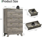 Xixini Fluted Dresser for Bedroom - Image 2