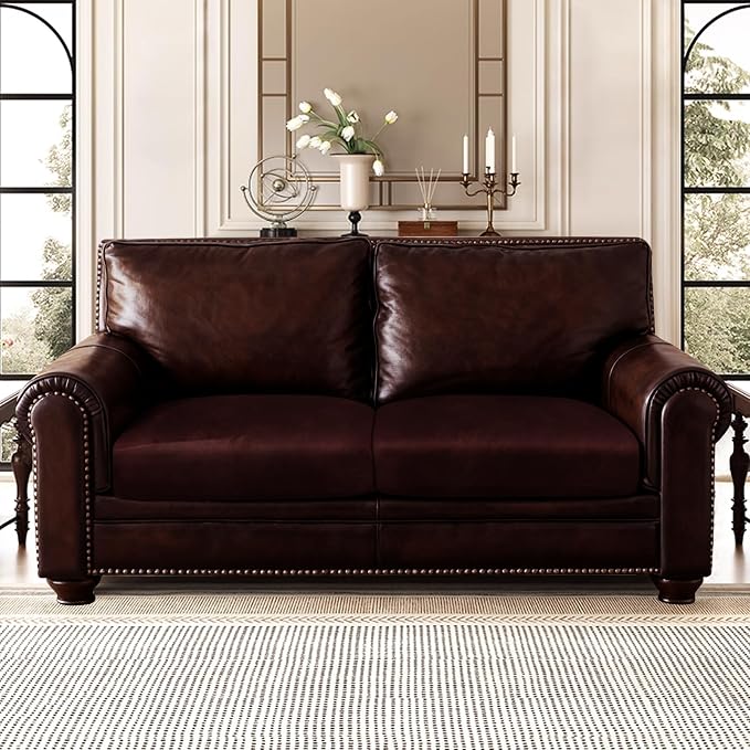 ANARACHON Leather Look Couch Cushion Covers Sofa Seat Slipcovers Sets Couches - Image 2