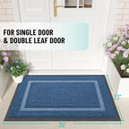OLANLY Front Door Mat Outside 35x23, All-Season Heavy-Duty Rubber Doormat | - Image 2