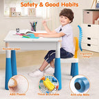 Arscniek Toddlers Activity Table 7 in 1 Kids Activity Tables and Chair Set - Image 7