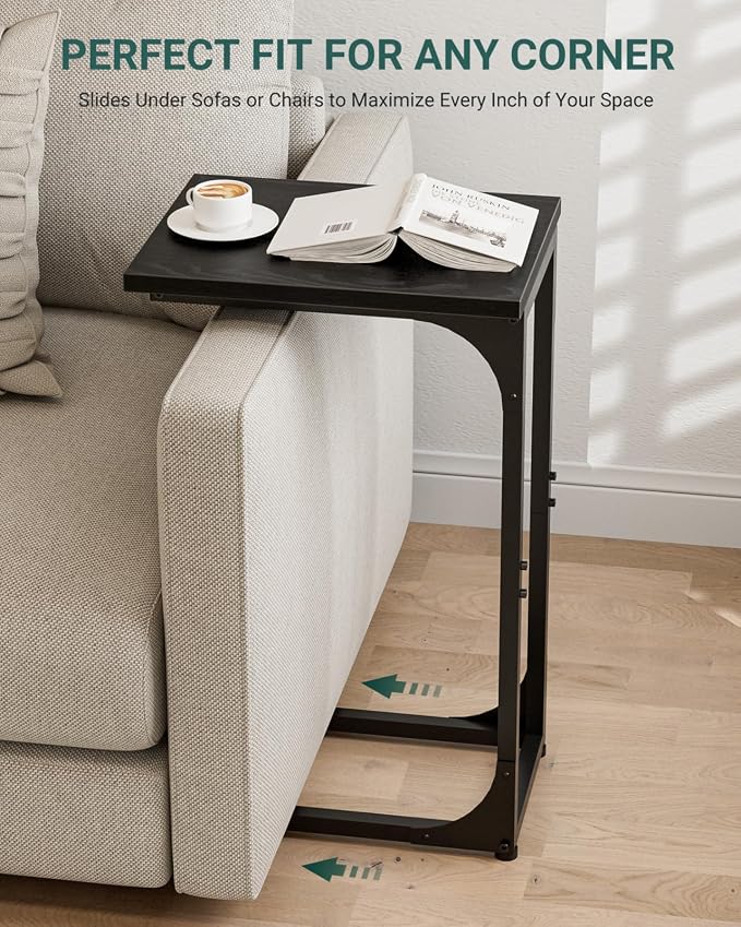 C-Shaped Side Table for Couch - Image 5