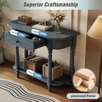 Retro Curved Console Table - Image 6