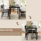 IRONCK Dining Table Set for 4, Kitchen Table - Image 6