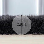 linmopm Faux Fur Sheepskin Rug, 4x6 ft | Shag Fluffy Fuzzy, High-Density Cushion - Image 2