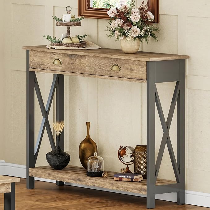 ChooChoo 47" Farmhouse Console Table - Image 4