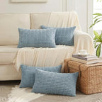 Fancy Homi 4 Packs Decorative Throw Pillow Covers - Image 5
