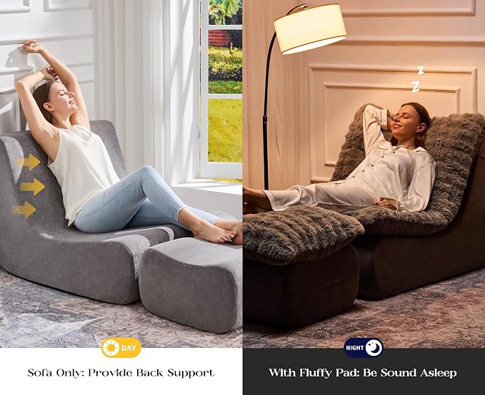 Hobestluk Sofa Couch Foam Sofa for Small Spaces Comfy Sofas - Image 7
