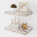 Acovy 16 Inch Floating Shelves, 9.3" Deep Floating Shelf Wall Mounted, Rustic by Acovy