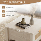Set of 2 Nightstands, Modern End Table - Image 5