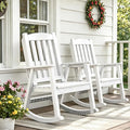 Greesum Set of 2 Outdoor Rocking Chair, Rust-Proof & UV-Resistant, Comfortable by BuynowfromGreesum