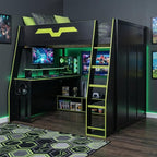 Full Size Wood Esports Loft Bed - Image 3