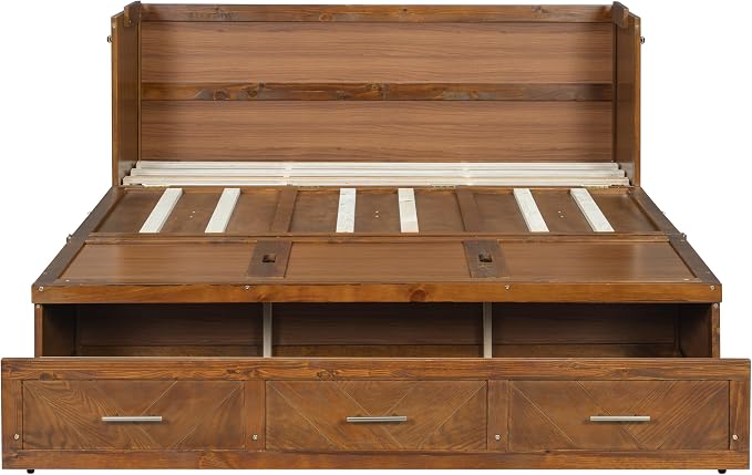 KEIKI Queen Murphy Bed Cabinet - Image 9