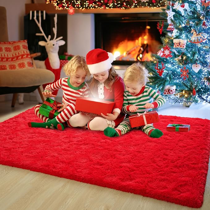 Chicrug Soft Area Rugs for Bedroom Living Room Plush Fluffy Rug 4x6 | Shag - Image 5