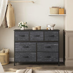 Sweetcrispy 7 Drawer Dresser, Fabric Storage Tower Organizer - Image 7