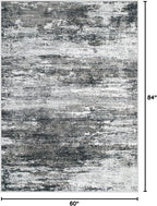 Washable Rug 5x7 Area Rugs for Living Room: Neutral Soft Rug Abstract Non Slip - Image 2