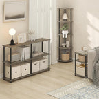 Furinno Turn-N-Tube Side Table, 3-Tier End Table - Image 4