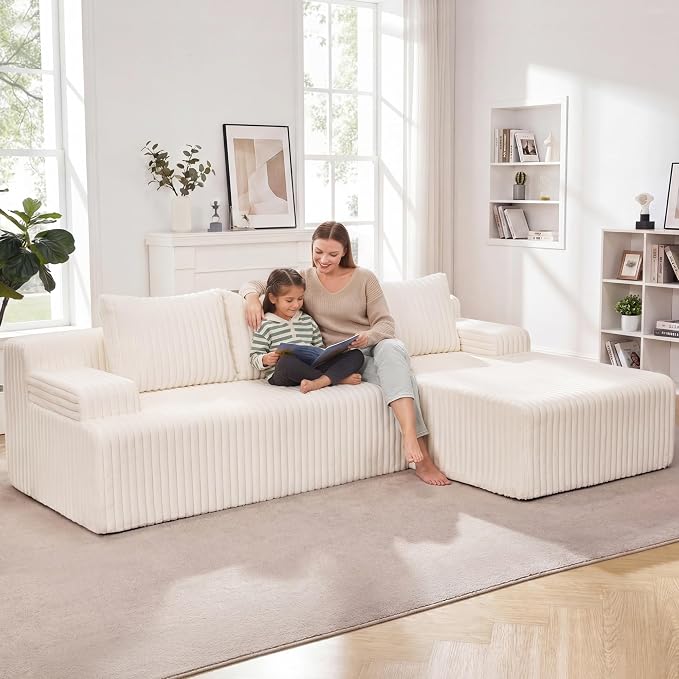 Modular Sectional Sofa Couches L-Shape Couch - Image 3