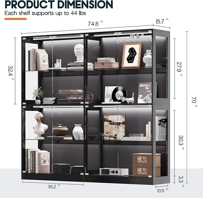 AMERLIFE RGB Display Cabinet - Image 2