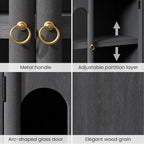 Fatmok Sideboard Buffet Cabinet Set of 4 - Image 6