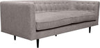 Armen Living Annabelle 80" Modern Gray Fabric Sofa - Image 3