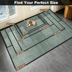 Super Absorbent Front Door Mat, 29.5" x 17", Non-Slip Washable Indoor Doormats - Image 3