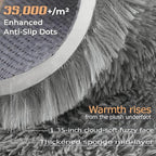 6x9 Area Rug for Living Room: Fluffy Shag Soft Washable Rugs Large Fuzzy Plush - Image 4