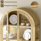 Vlsrka 71" Arched RGB Curio Cabinet - Image 5