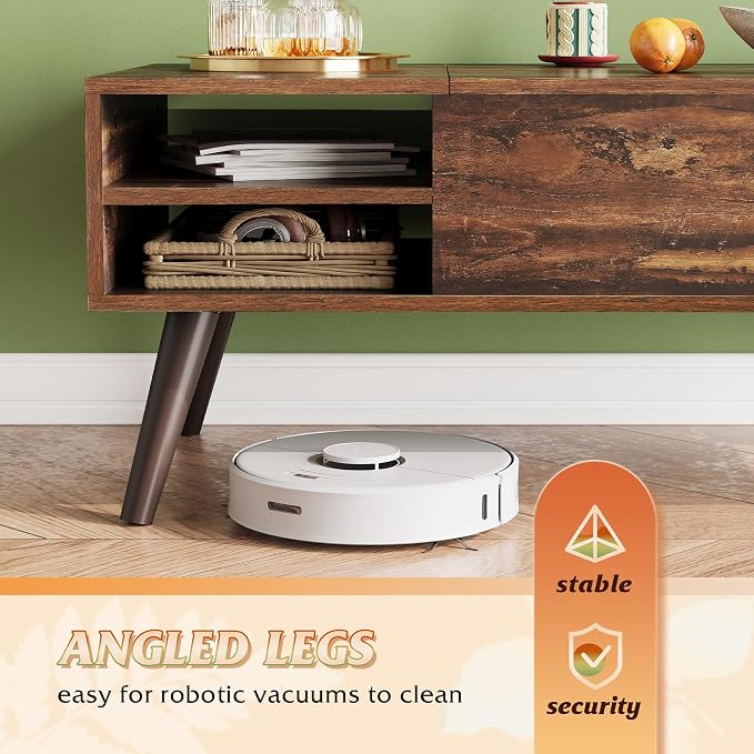 WLIVE Coffee Table with Lifting Top, Hidden Storage & Adjustable Shelf - Image 7