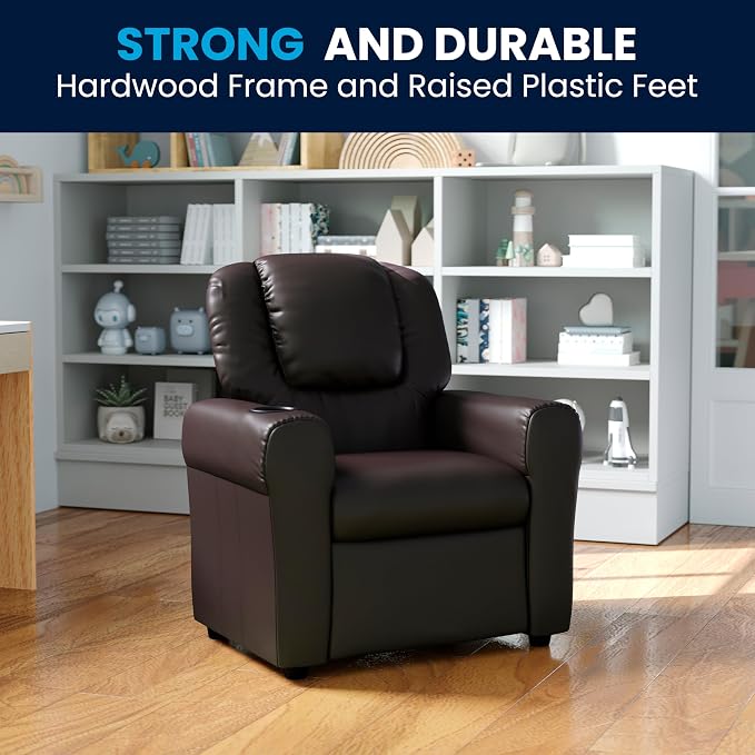 Flash Furniture Vana LeatherSoft Kids Recliner - Image 5