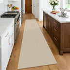 KOZYFLY Cotton Runners Rugs for Hallway 2.5'x10', Washable Runner Rug, Woven - Image 2