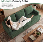 YOUDENOVA Sofa, 3 Piece Set Comfy Sofa, Loveseat & 2 3-Seater Couch - Image 6