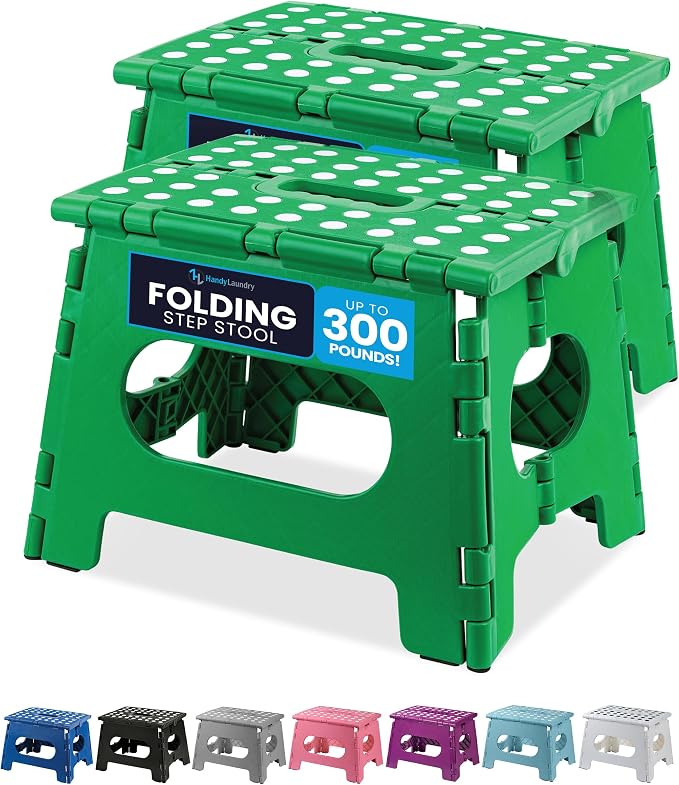 Handy Laundry Folding Lightweight Step Stool by Handy+Laundry