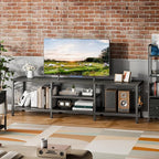 Furologee TV Stand for TVs up to 70 Inch, 63 Inch Entertainment Center - Image 4