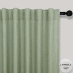 Sage Green Curtains 38 Inch Wide - Image 9