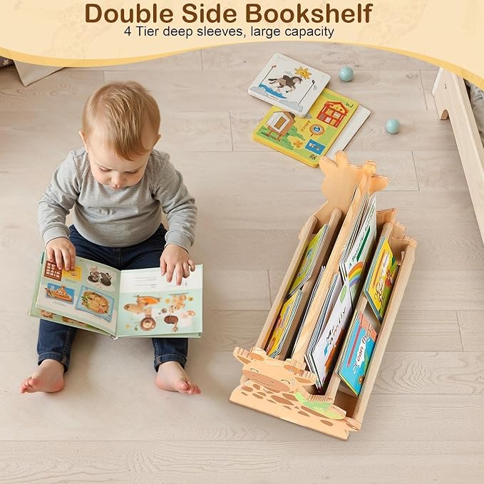 Toddler Bookshelf Double-Sided - Image 3