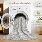 LOONGRUG 9x12 Area Rug Washable Large Neutral Modern Living Room Rugs | - Image 2