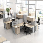 Bush Business Furniture 65-inch Straight Cubicle Desk - Image 4