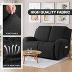 Timeles Extra Wide Recliner Loveseat Covers Oversized Reclining Couch Covers - Image 2