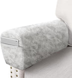 ANARACHON Leather Look Couch Arm Covers Set of 2 Armrest Covers by ANARACHON
