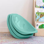 ECR4Kids Plastic Leaf Scoop Floor Rocker Seat, Classroom Furniture - Image 9