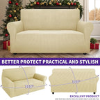 ZNSAYOTX Super Stretch Couch Cover Love Seat Sofa Covers - Image 2