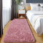 Blush Runner Rugs for Bedroom Living Room, Fluffy 2x6 Hallway Soft Area Rug | - Image 8