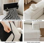 Oversized Living Room Chairs Set of 2, Comfy Accent Chair - Image 8