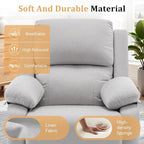 Korser Recliner Chair, 360 Swivel Rocker Chair - Image 7